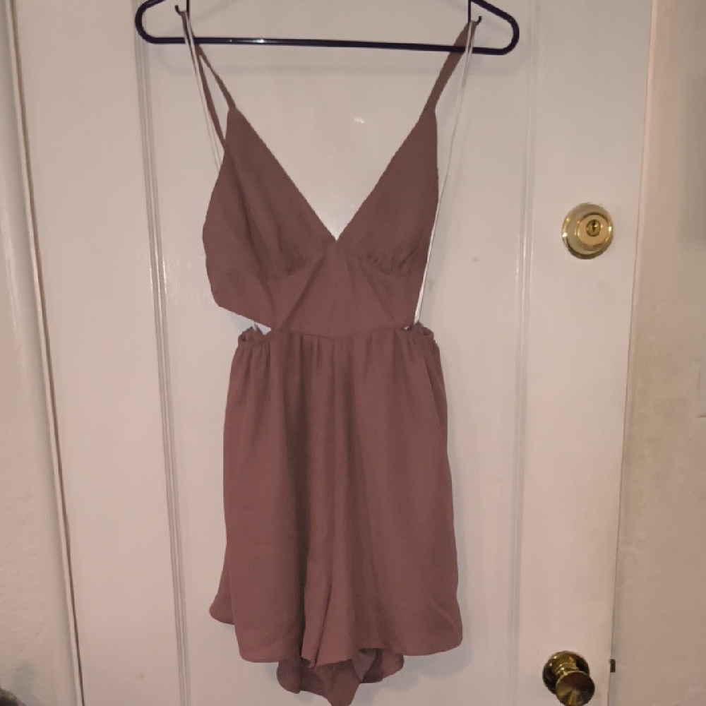 Princess Polly | Mauve Sleeveless Romper